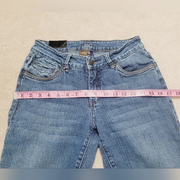 Jag Jeans Women’s Size 4P Bootcut Stretch Blue Denim Jeans Mid Rise - Picture 6 of 12